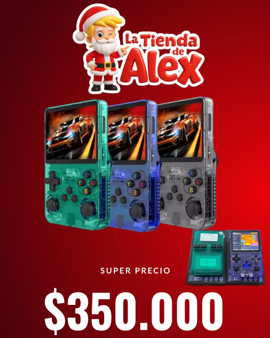 ¡Retro Power! Consola Portátil Transparente R26S