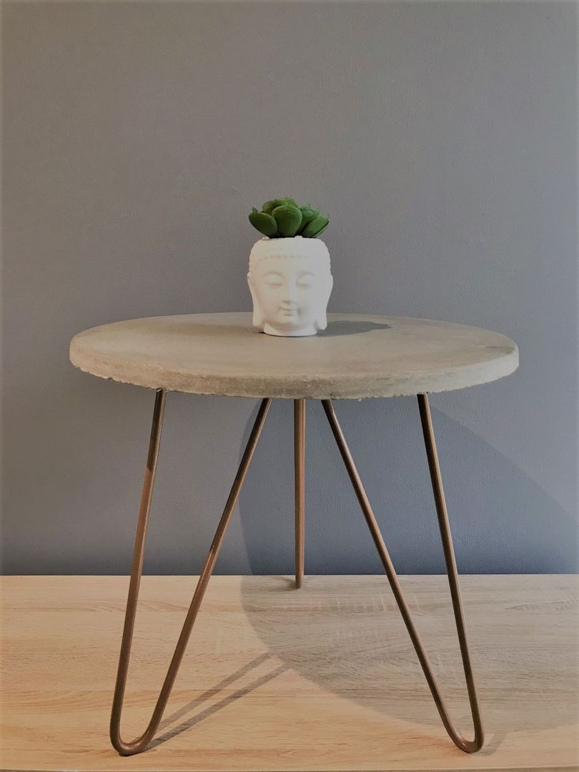 Mesa elemental en concreto