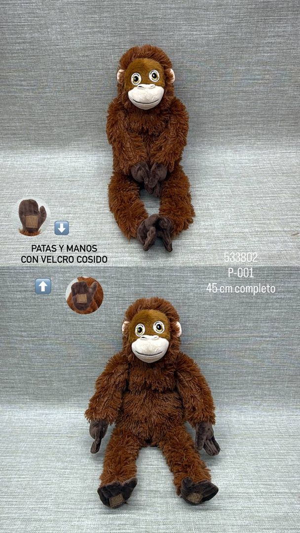 PELUCHE DE PUNCH 45 CM COMPLETO