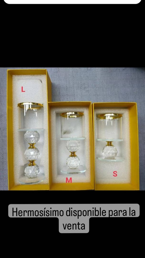 Set  x 3 unds candeleros