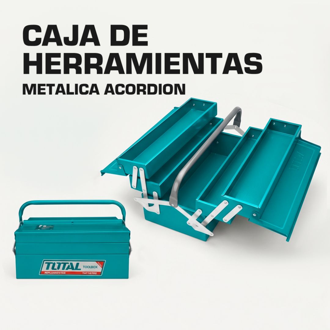 CAJA DE HERRAMIENTAS METALICA  ACORDION