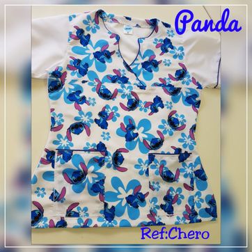 Imagen del producto Uniforme antifluido estampado en frente