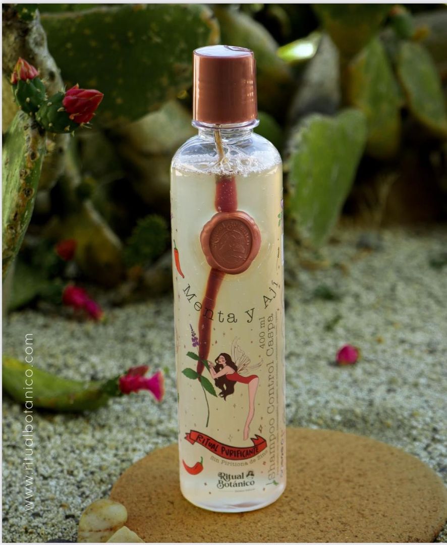 Shampoo Control Caspa Menta y Aji RITUAL BOTANICO 