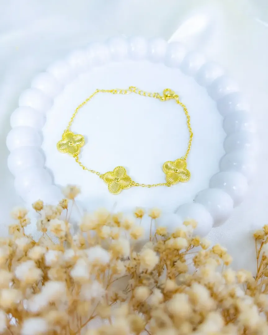 PULSERA TRÉBOL CUATRO HOJAS - ITIEL