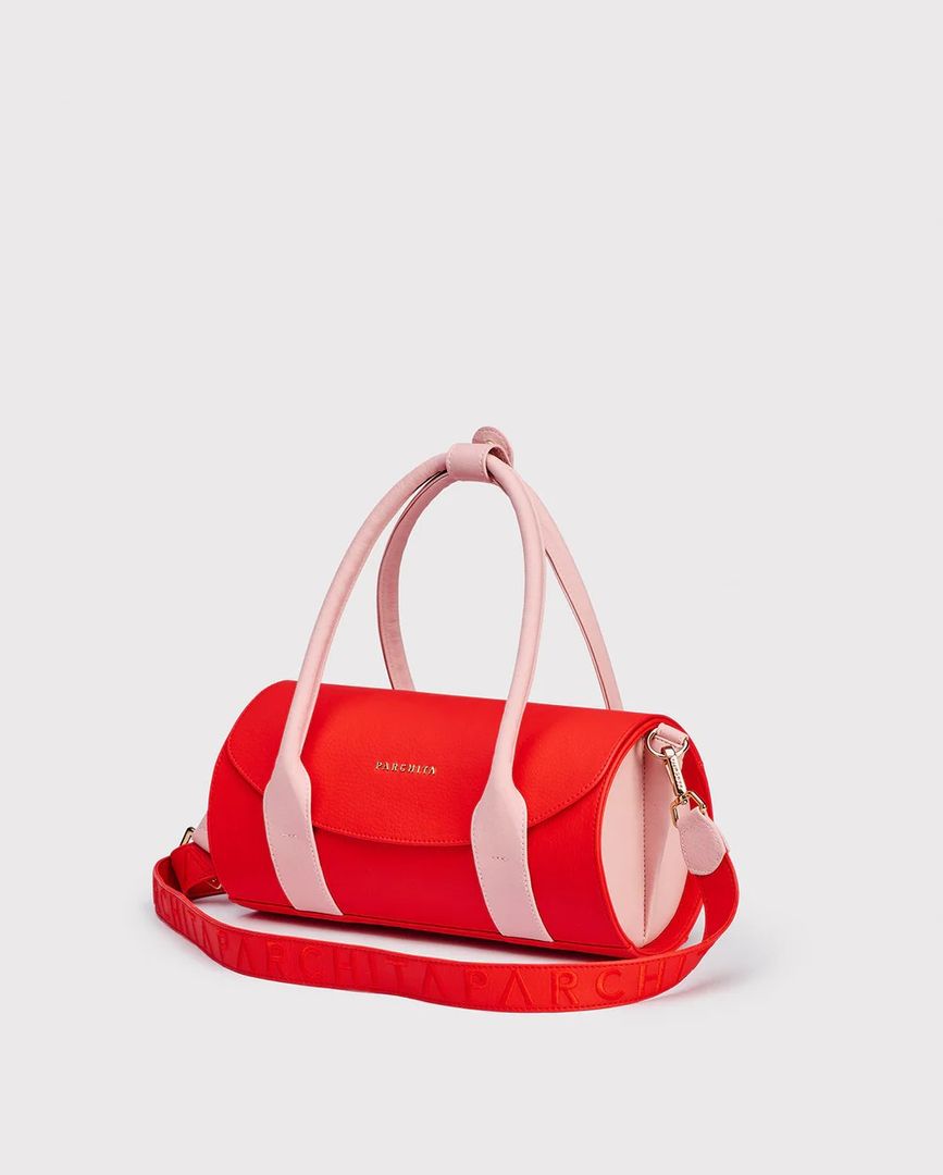 CARTERA CHARLOTTE ROJO X ROSA