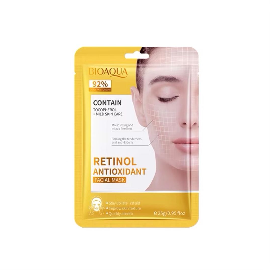MASCARILLA EN VELO ANTIOXIDANTE CON RETINOL BIOAQUA