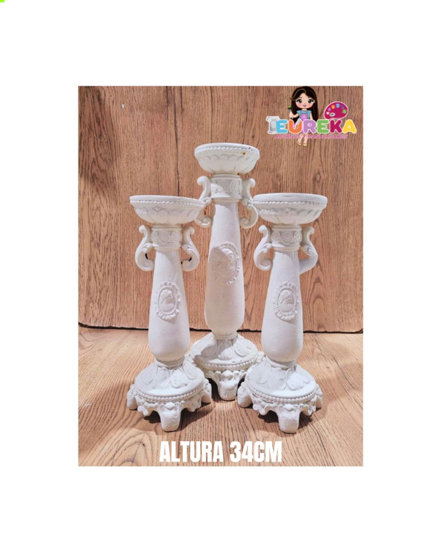 Candelabros x3