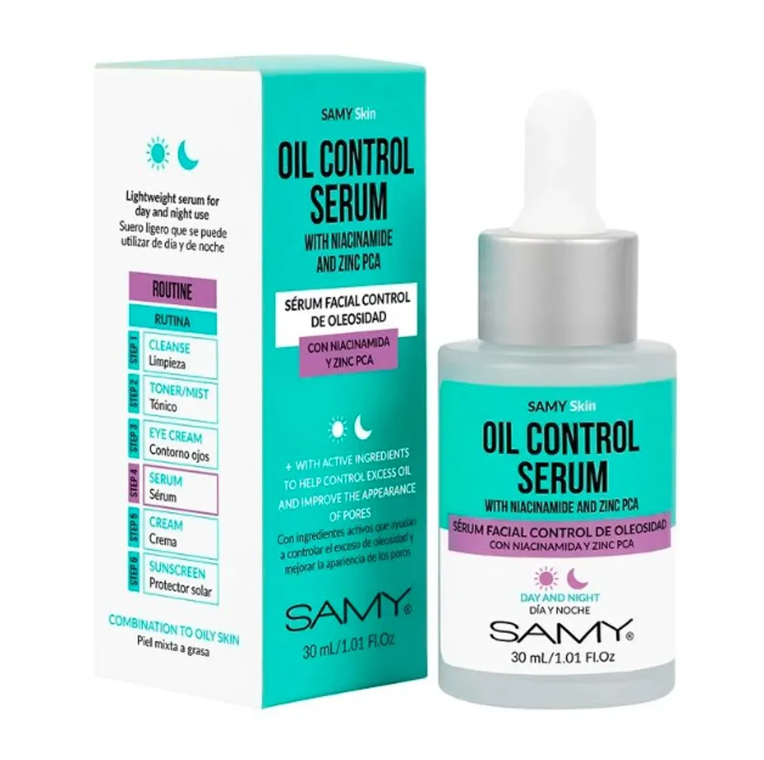 SERUM FACIAL CONTROL DE OLEOSIDAD 30ml SAMY