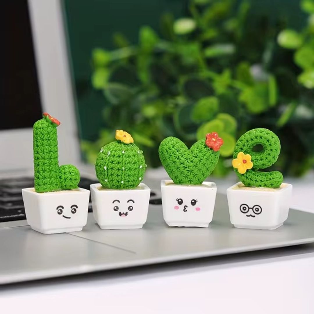 ADORNITO CACTUS LOVE X4