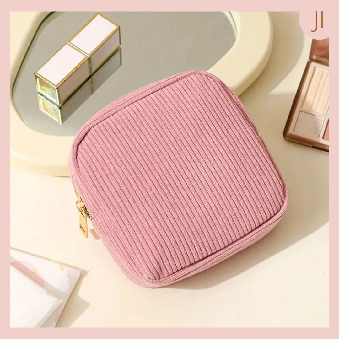 BOLSA PARA MAQUILLAJE EJEGANTE EN TERCIOPELO