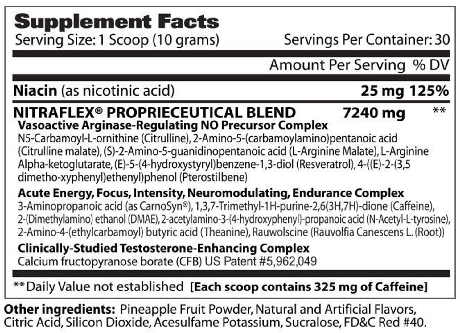 Nitraflex 30 servicios