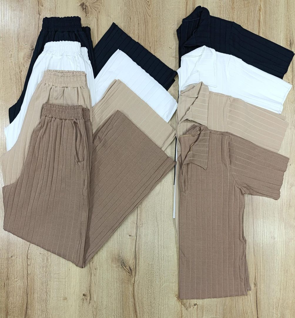 CONJUNTO RIB CUELLO TALLA U