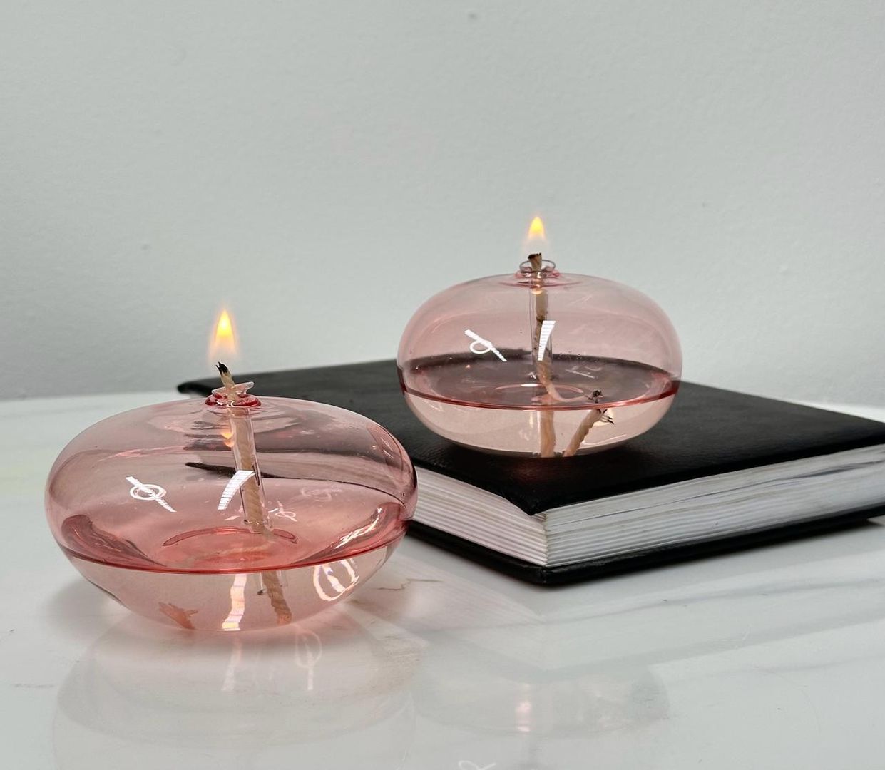 Velas de Cristal rosada
