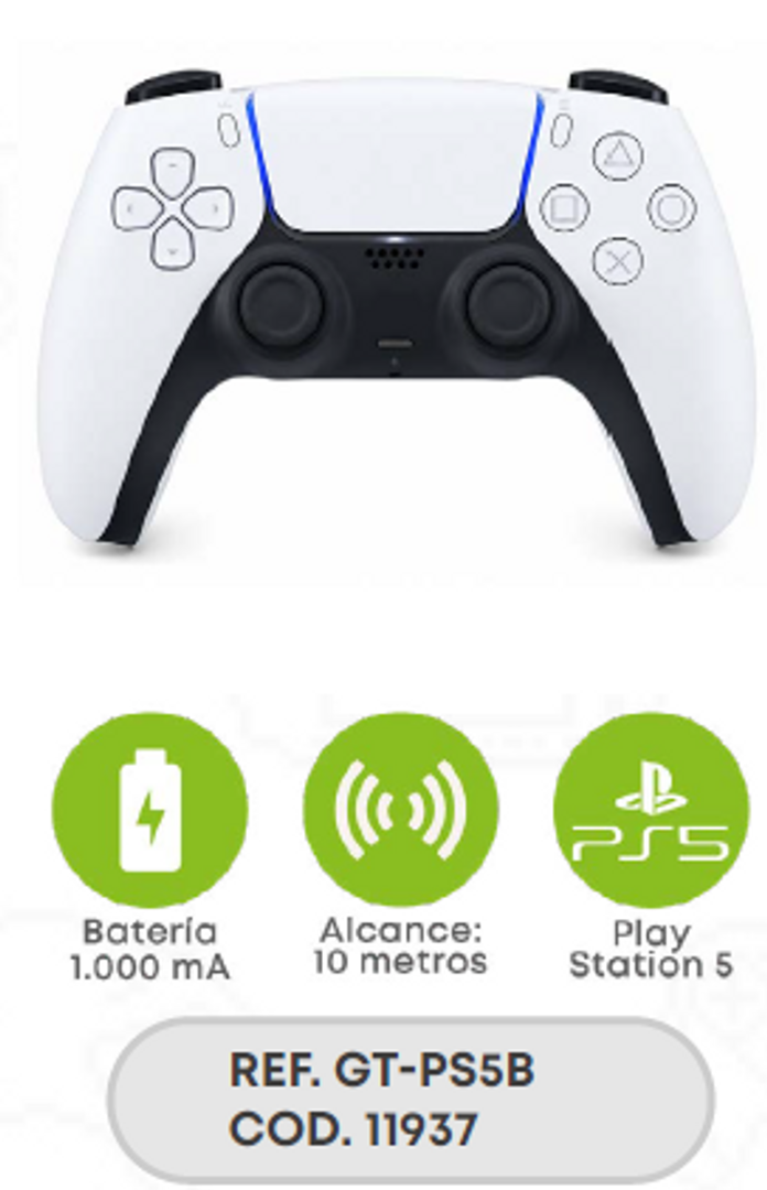 CONTROL PS5 BLANCO