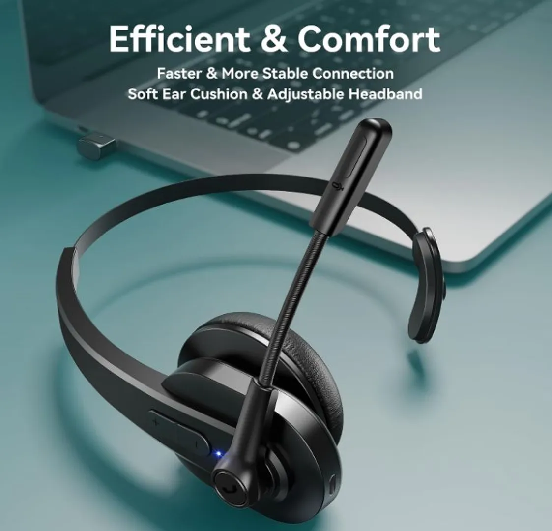 Diadema Sarevile Monoauricular Bluetooth e Inalámbrica con receptor