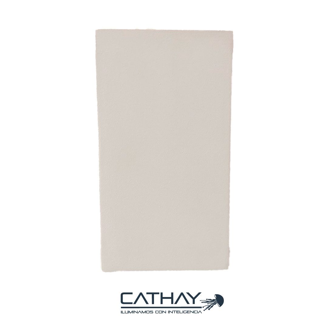 APLIQUE DE PARED RECTANGULAR DOBLE HAZ (BLANCO)