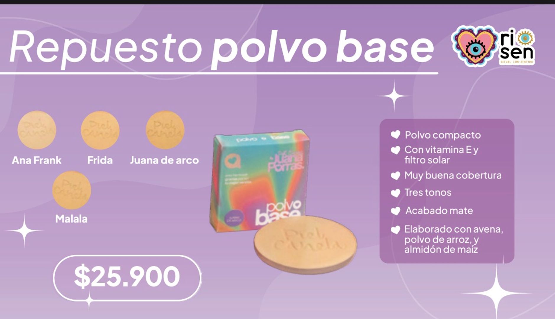 Respuesto polvo base 