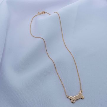 Imagen del producto COLLAR LAMINA HUESO 1MM. 45CM 718020A206