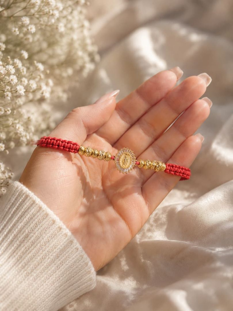 Pulsera Virgen diamantada