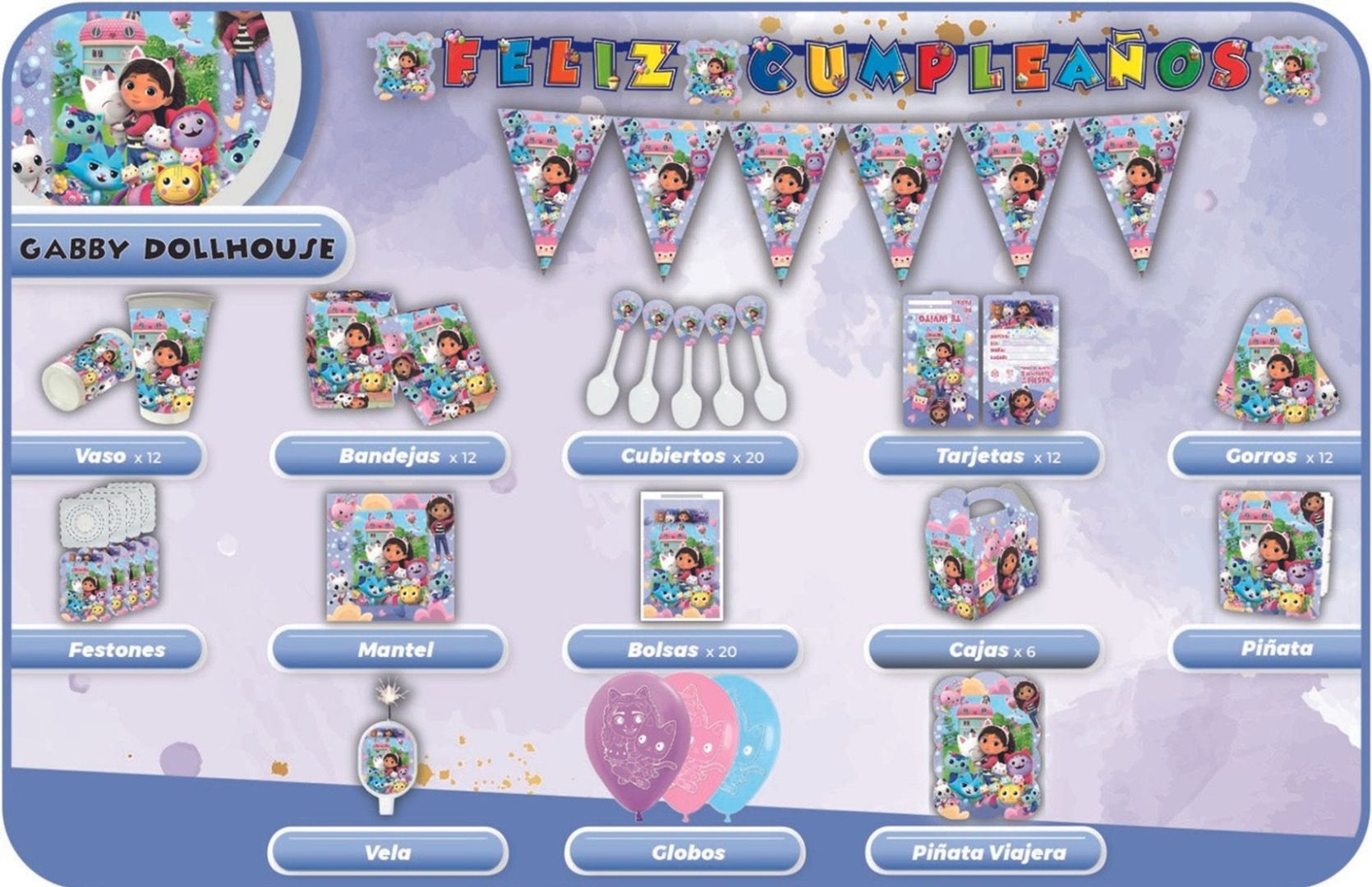 DECORACIÓN GABBY DOLLHOUSE