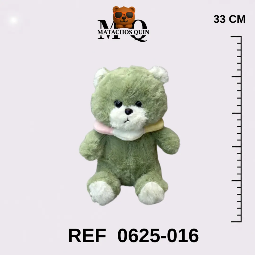 OSO SURTIDO CON COLLAR EN FORMA DE FLOR
