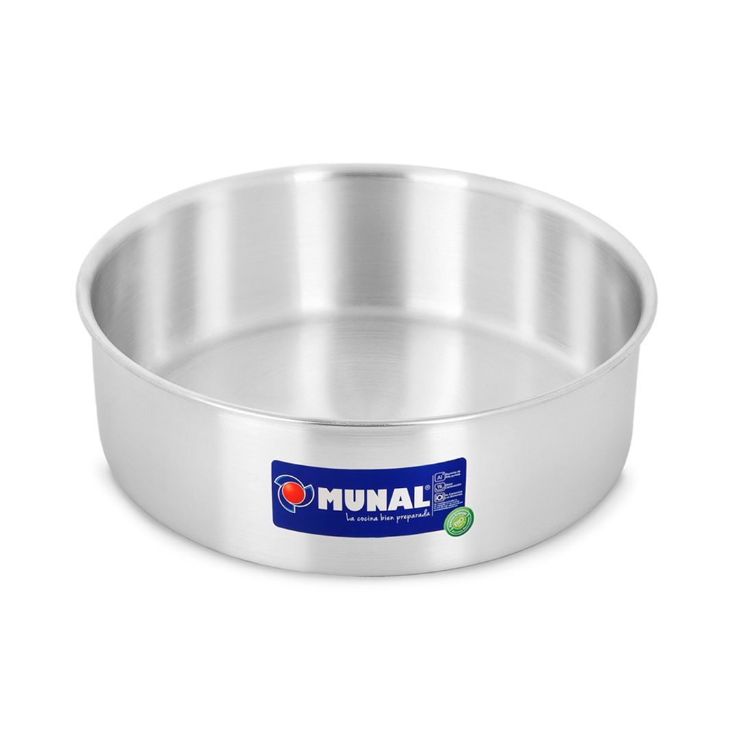 MOLDE TORTA ALUMINIO MUNAL REDONDO 1 LB