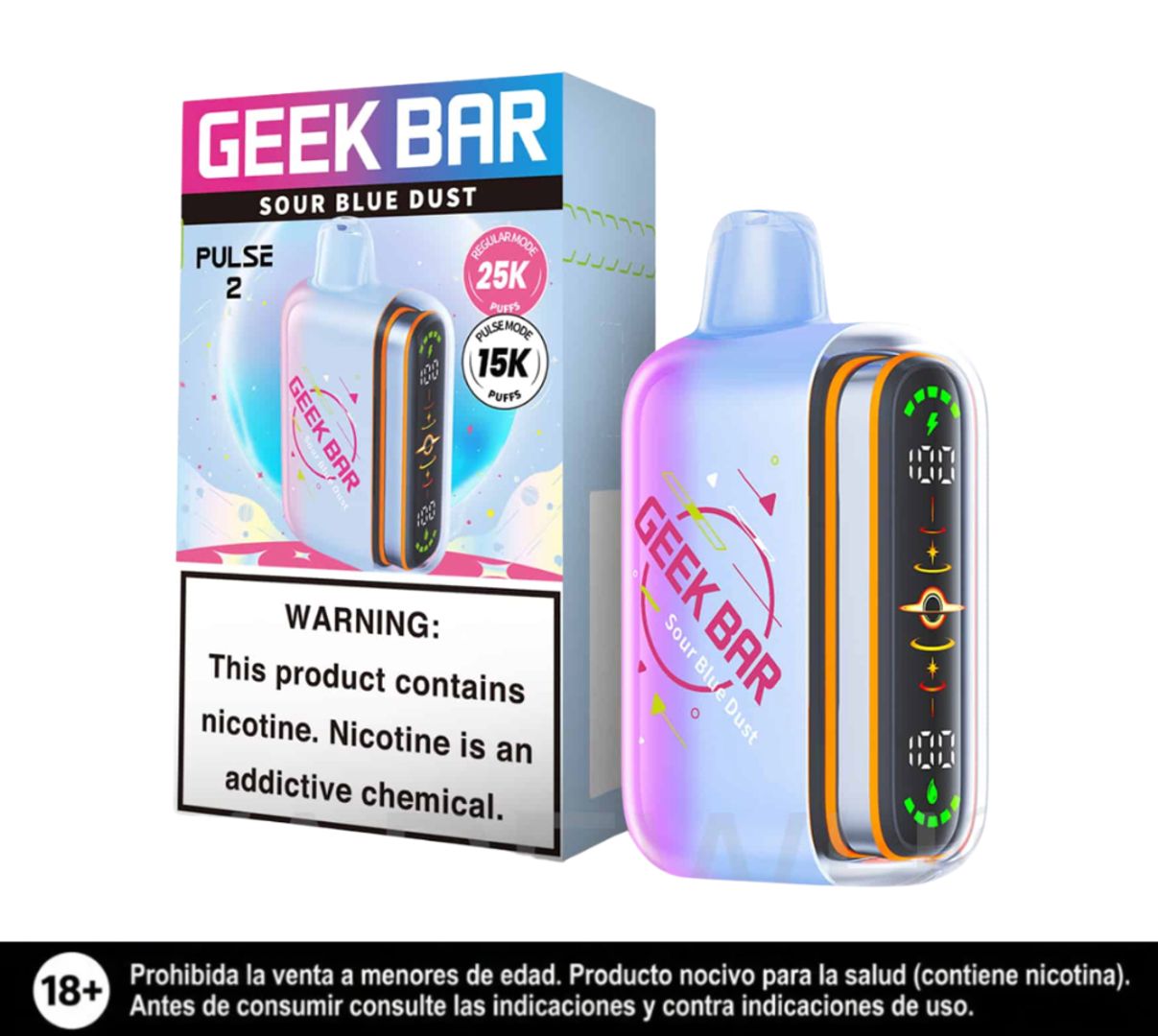 Geek Bar Pulse 2 Sour Blue Dust 25.000 Puffs