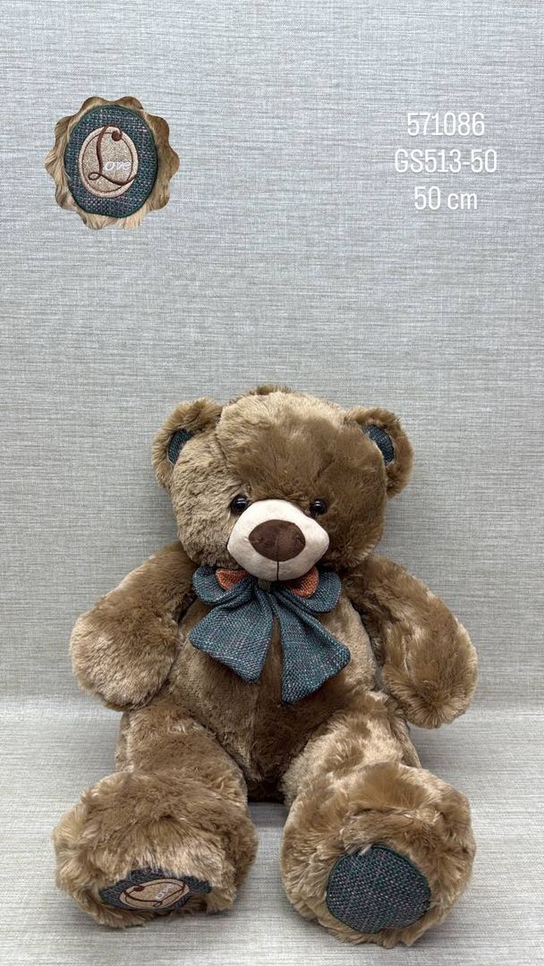 OSO CON MOÑO Y GORRITO 50 CM