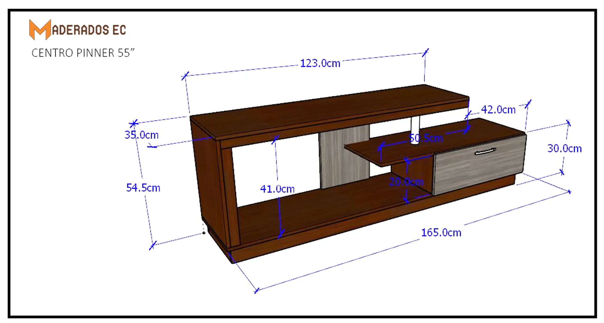 Centro - modelo Pinner 55"