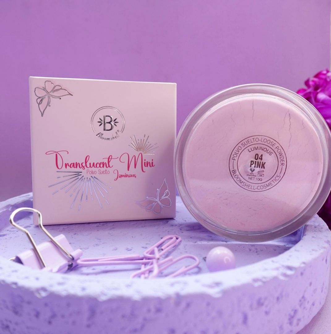 POLVO SUELTO TRASLUCIDO MINI LUMINOUS BLOOMSHELL