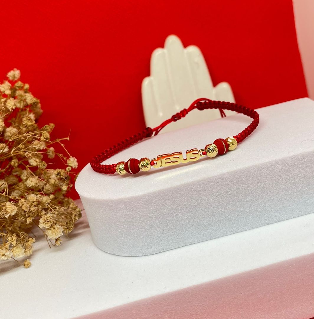 Pulsera jesus balin 5mm italy y neopreono 6mm