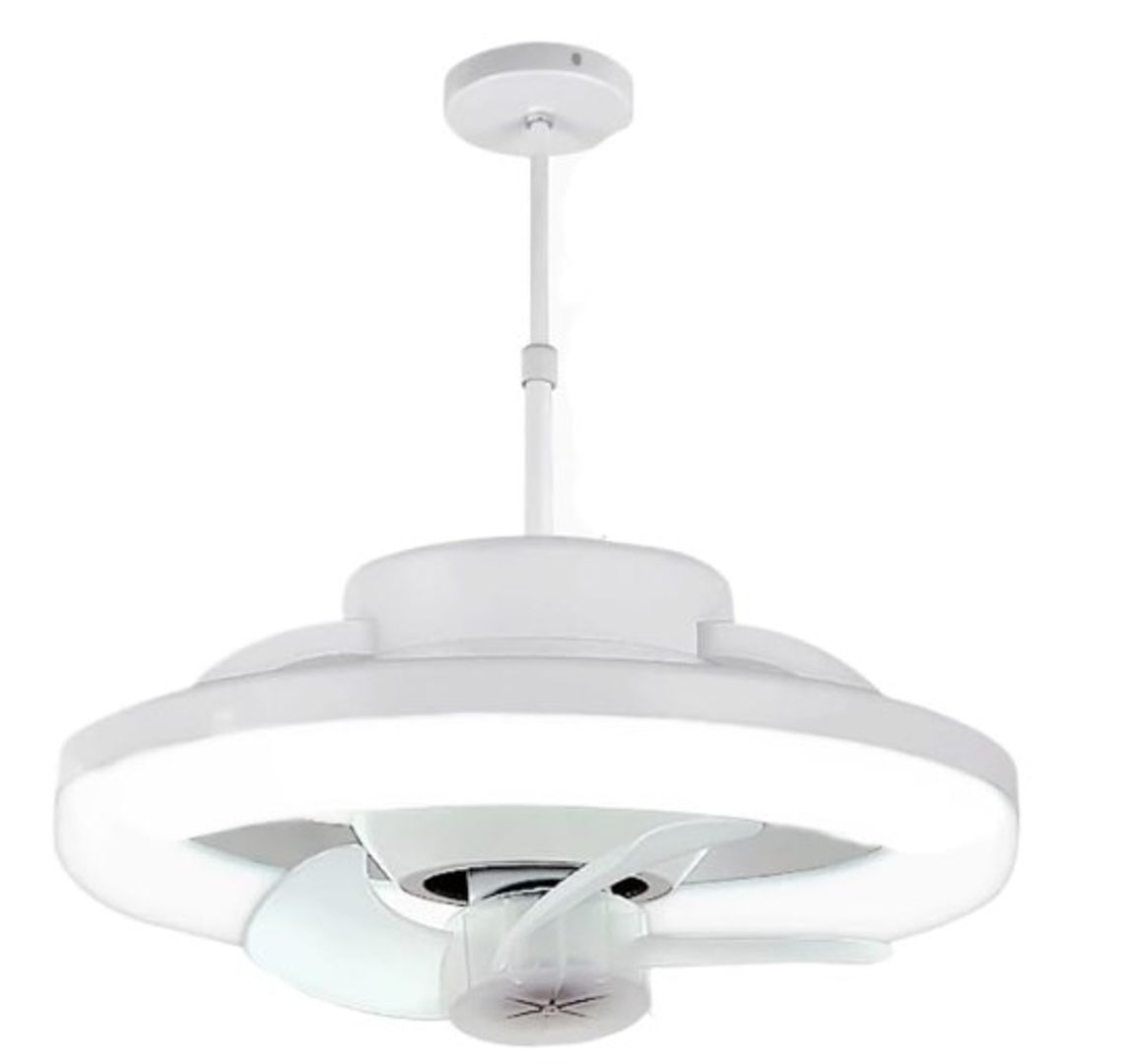  lámpara de iluminación, ventiladores silenciosos para el hogar 48 W E27