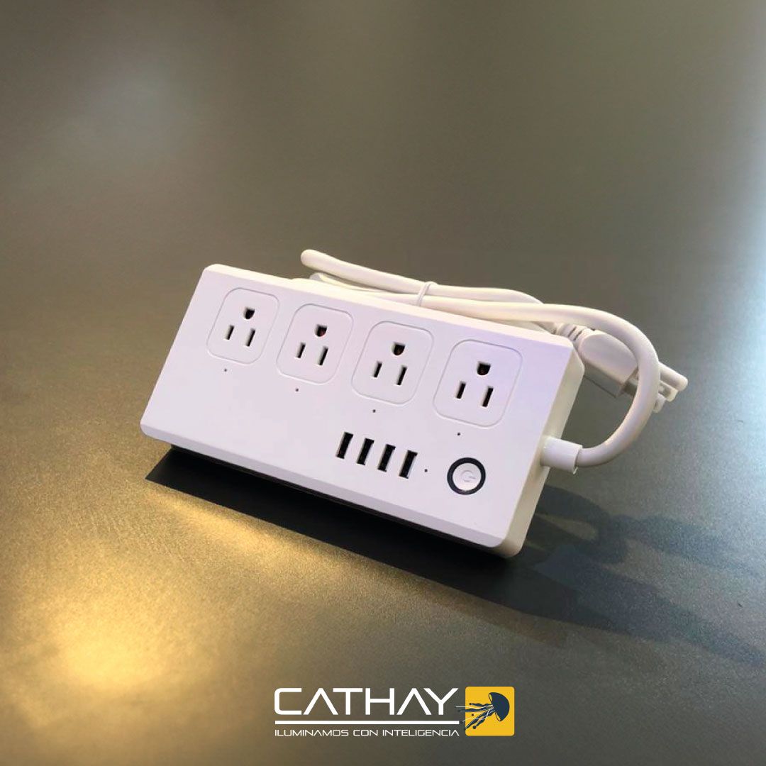 REGLETA INTELIGENTE WIFI 4 TOMAS 5 PUERTOS USB 