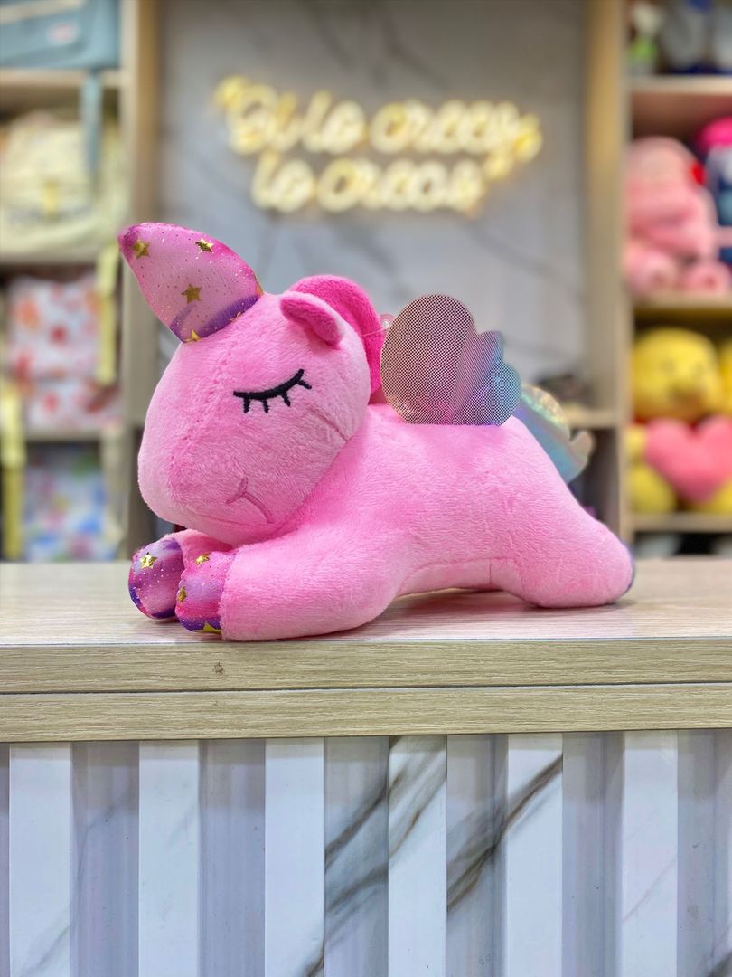 PELUCHE UNICORNIO ( 18 CM ) 