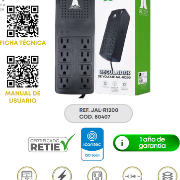 Imagen del producto REGULADOR DE VOLTAJE JAL-R1200