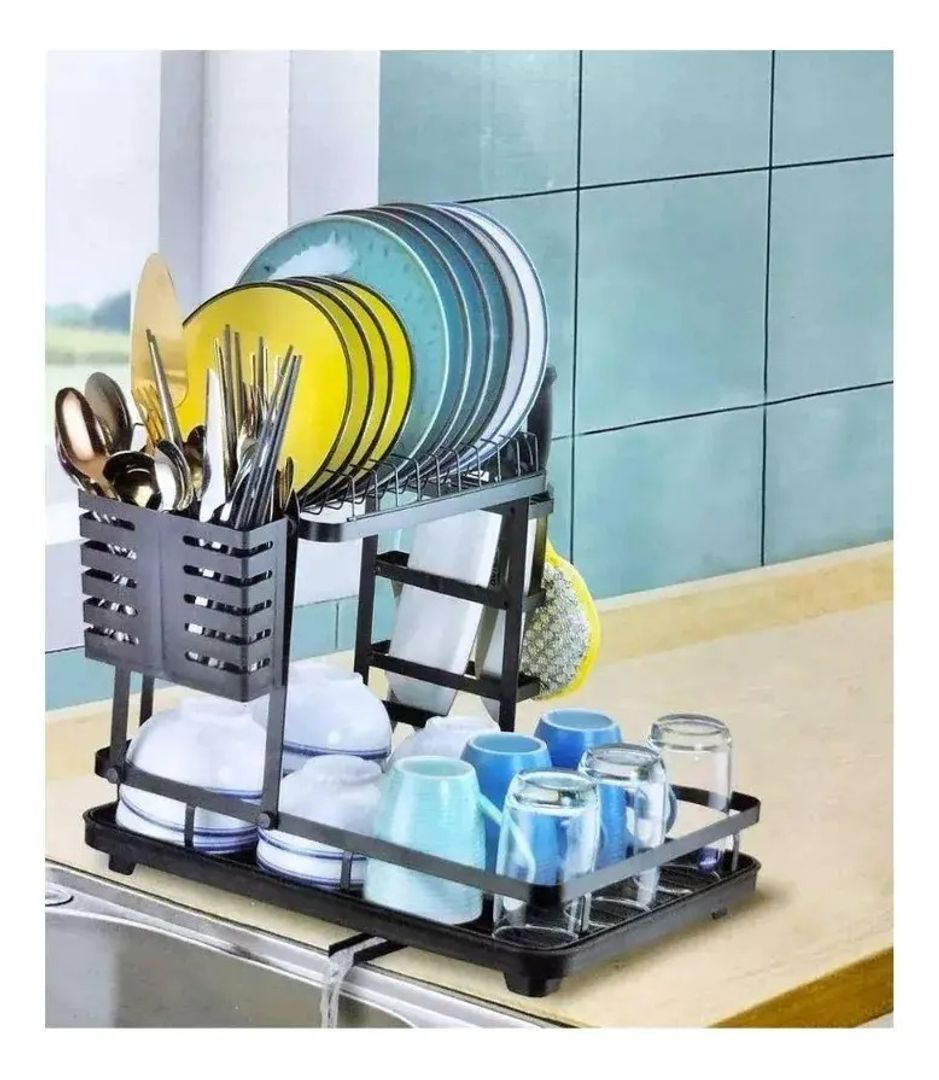 RACK ESCURRIDOR DE COCINA – 2 NIVELES 