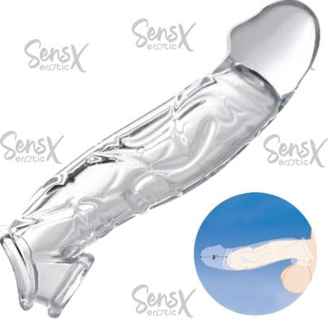 Imagen del producto Funda para el pene con anillos extención