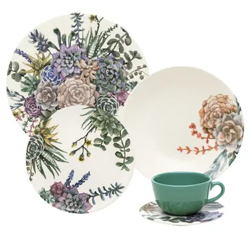 VAJILLA UNNI BOTHANICA CERAMICA 20PZ  - imagen 3