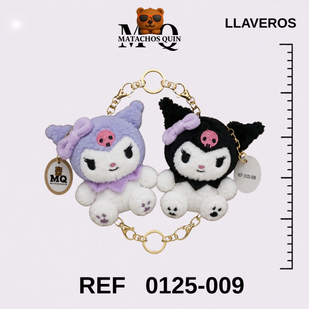 LLAVEROS DE KUROMI SURTIDA