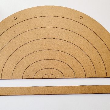 Imagen del producto U Arcoiris 38x17cm