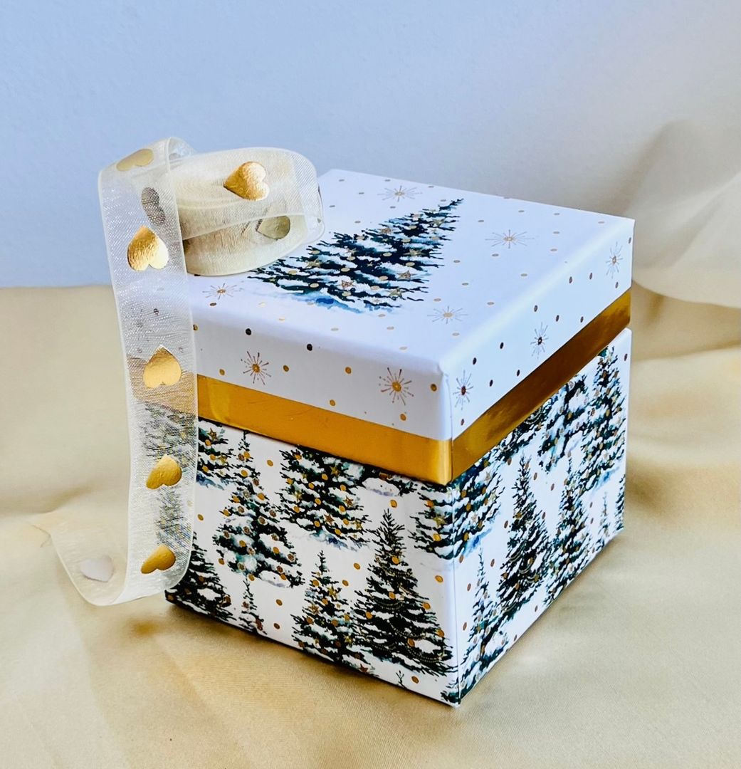 Cajita Cartón Navideña 