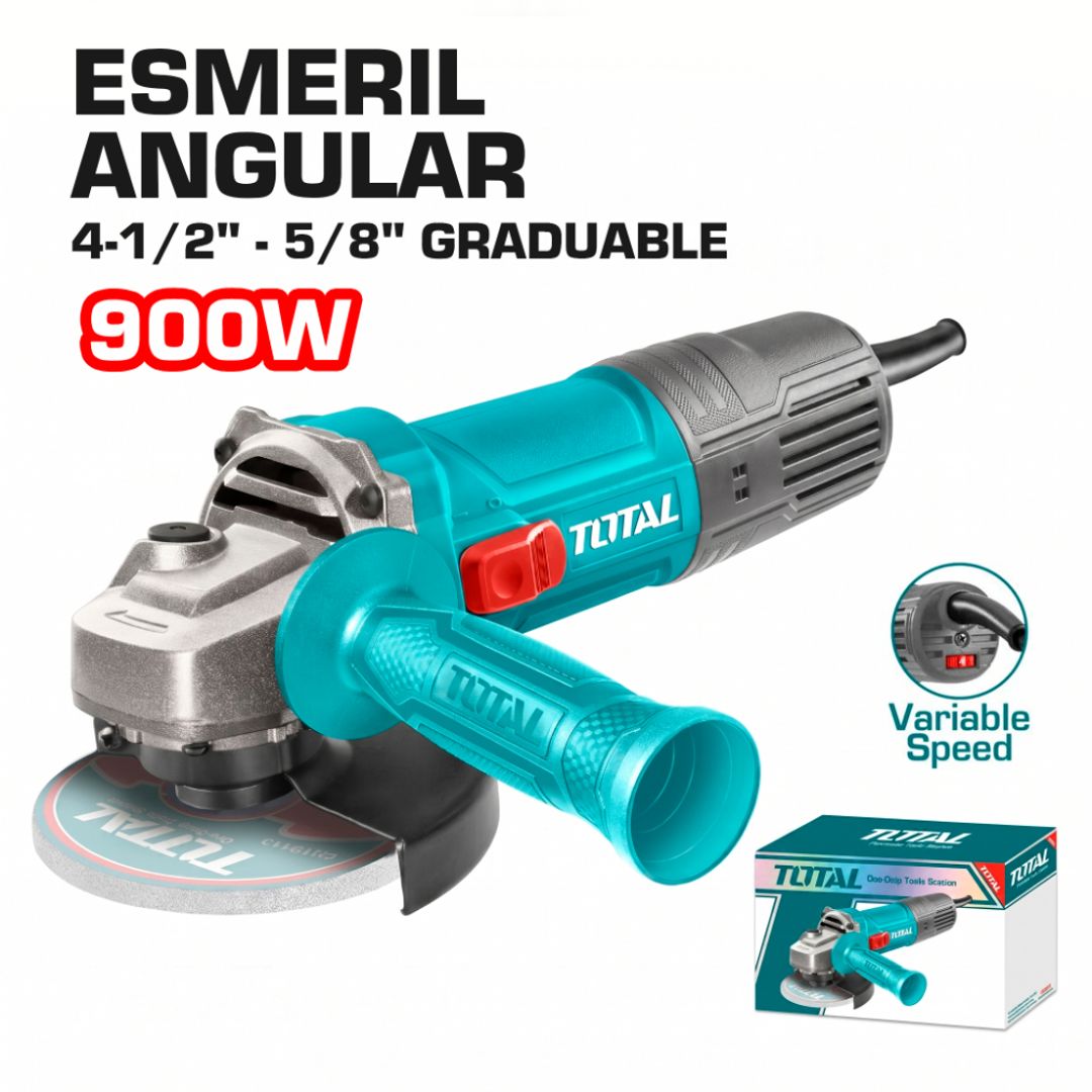ESMERIL ANGULAR 4-1/2" - 5/8" 900W 110-120V GRADUABLE