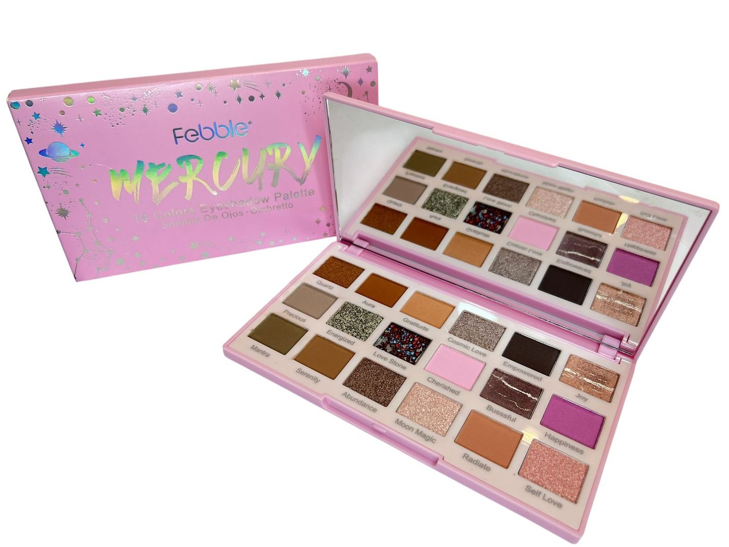 Paleta de Sombras Mercury FEBBLE 
