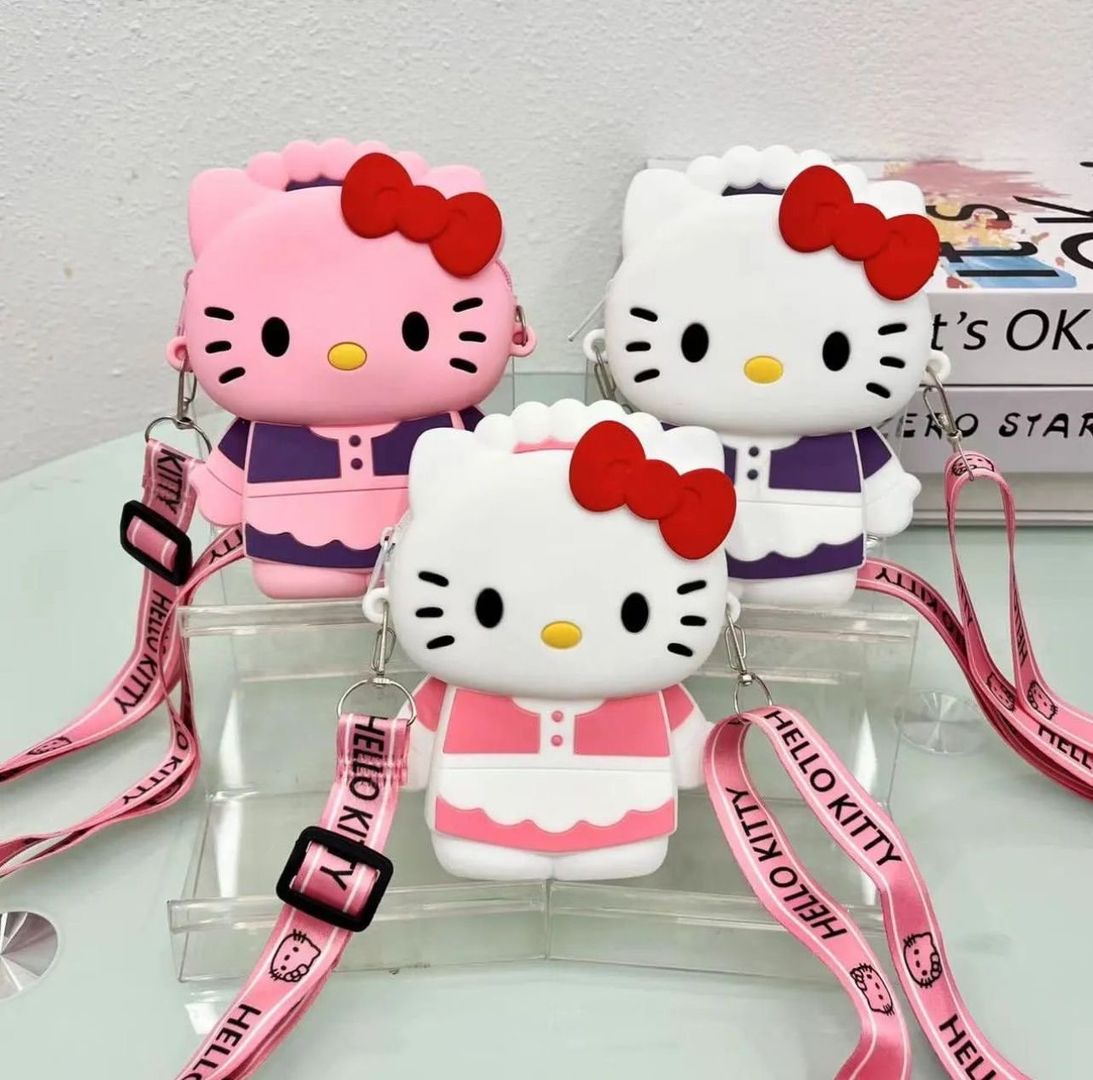 Bolso siliconado hello kitty 
