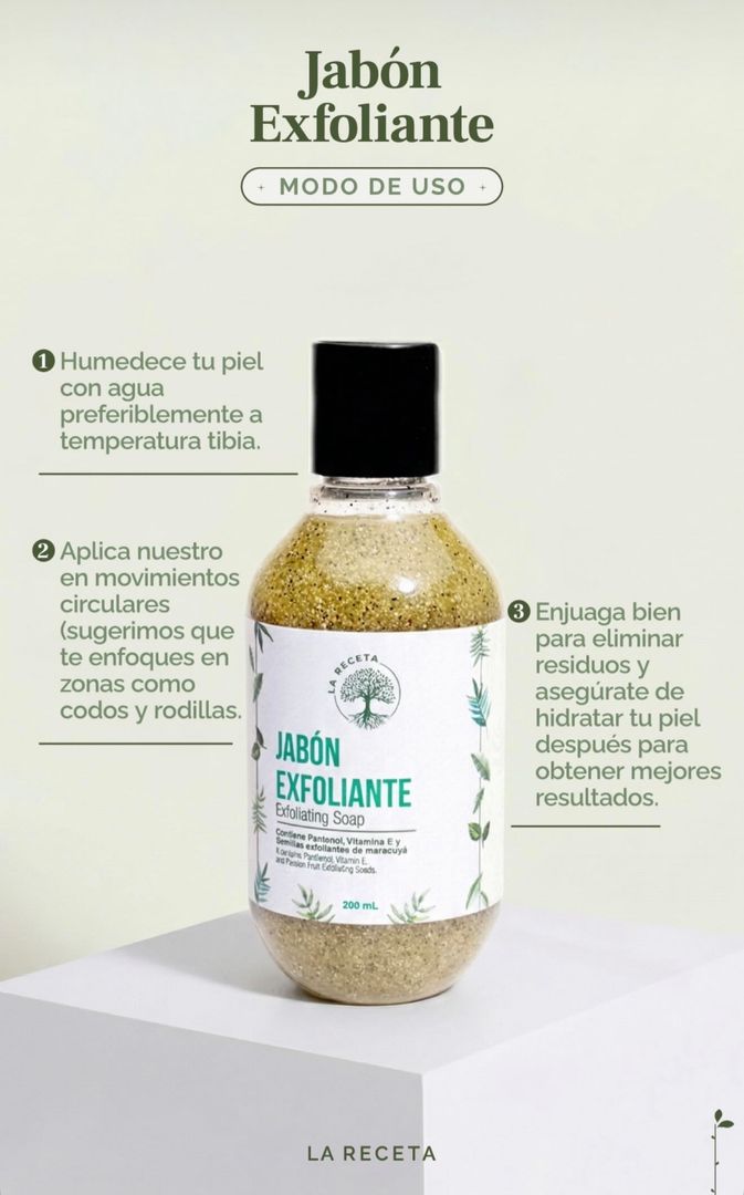 Jabón exfoliante corporal 