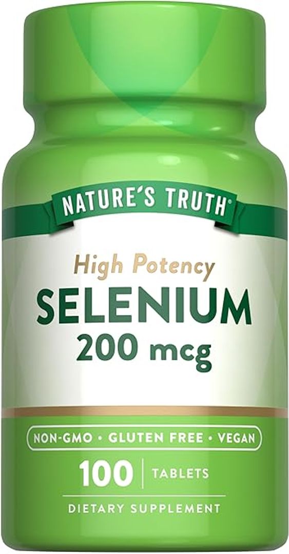 Selenio 200mcg 100 tabletas Natures Truth
