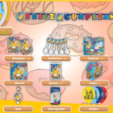 Imagen del producto DECORACIÓN SIMPSONS