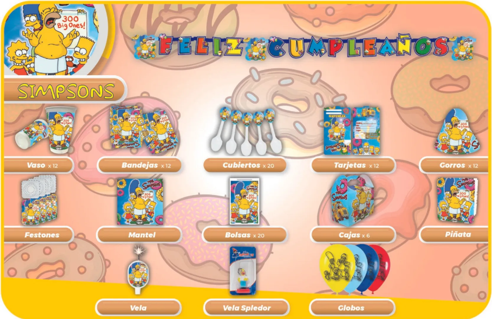 DECORACIÓN SIMPSONS
