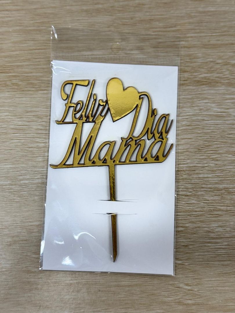 000 TOPPER PEQUEÑO "FELIZ DÌA MAMÀ"