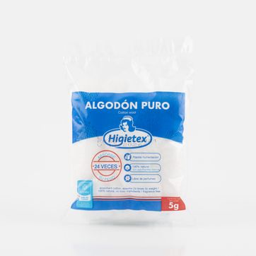 Imagen del producto PEQ ALGODON HIGIETEX 5GR